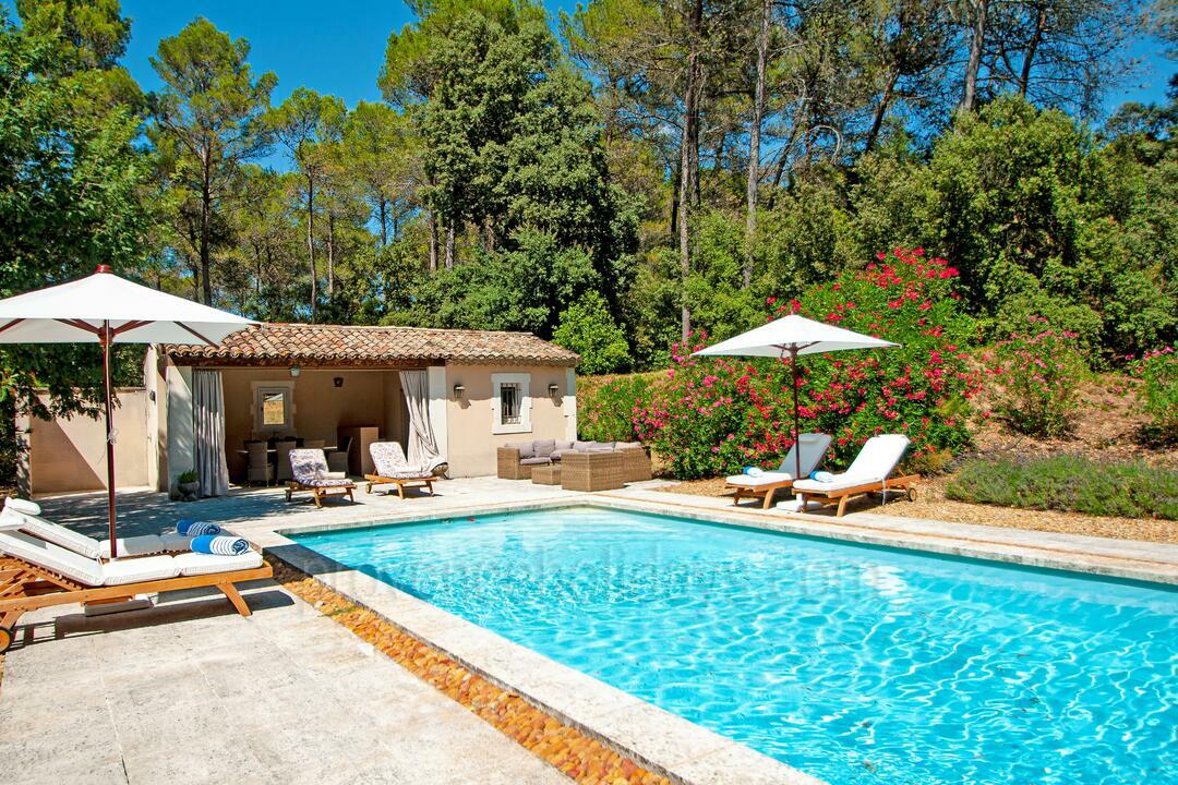 Pet-friendly Traditional Farmhouse with Air Conditioning 5 - Le Mas des Roses: Villa: Pool