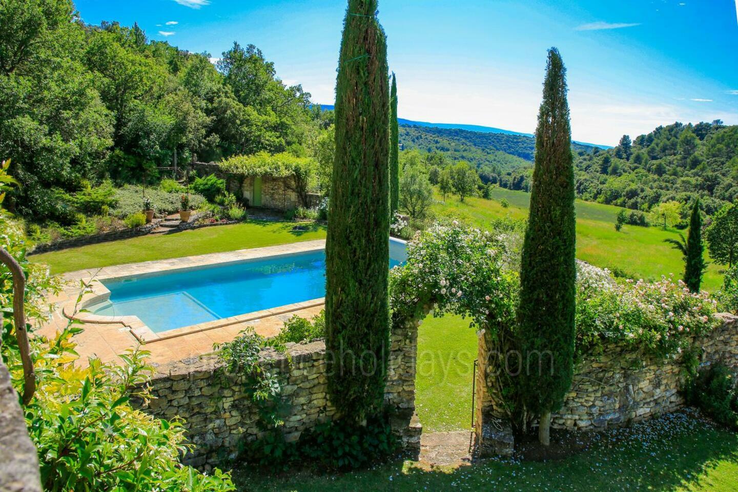 Schönes Ferienhaus in Bonnieux, Provence 12 - Le Mas de Bonnieux: Villa: Pool