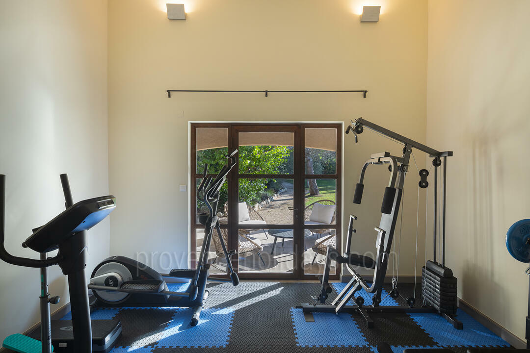 Charming Holiday Rental in Eygalières with a Private Gym Mas des Aupiho: Interior - 7