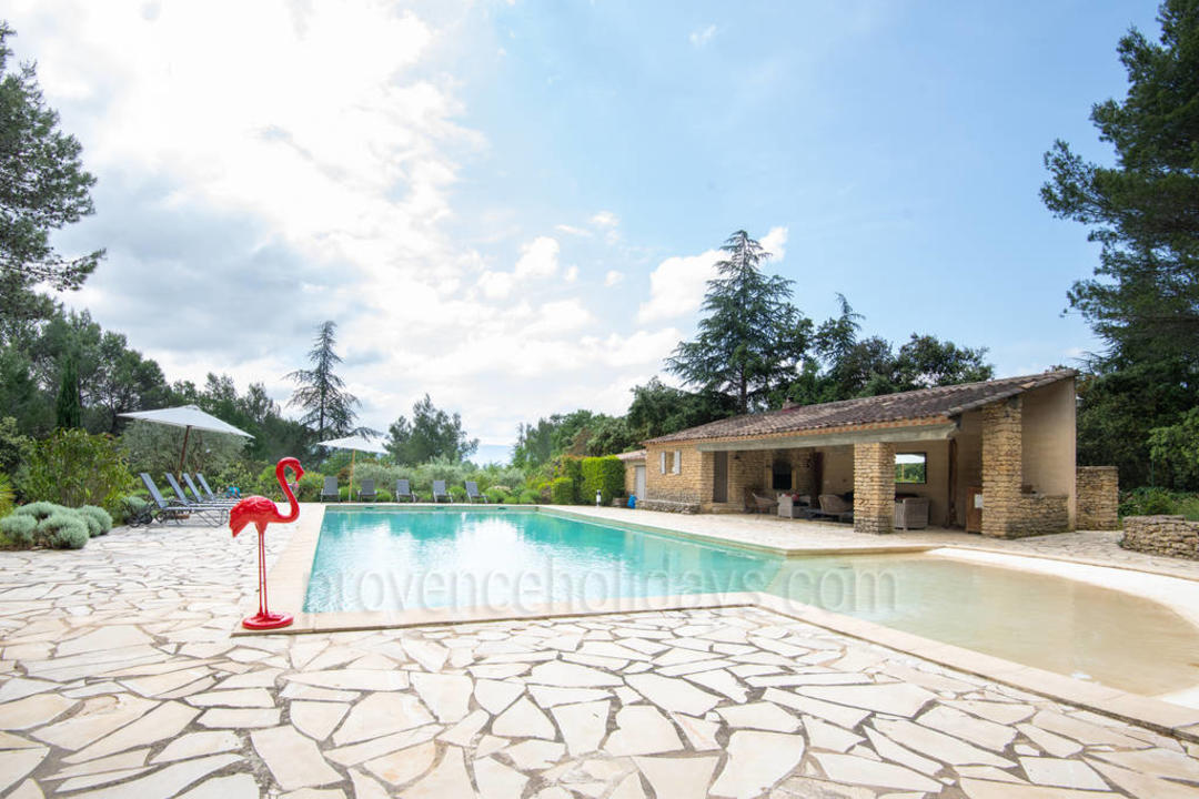 Luxury Holiday Rental with Heated Pool near Gordes 5 - Mas Provence: Villa: Pool