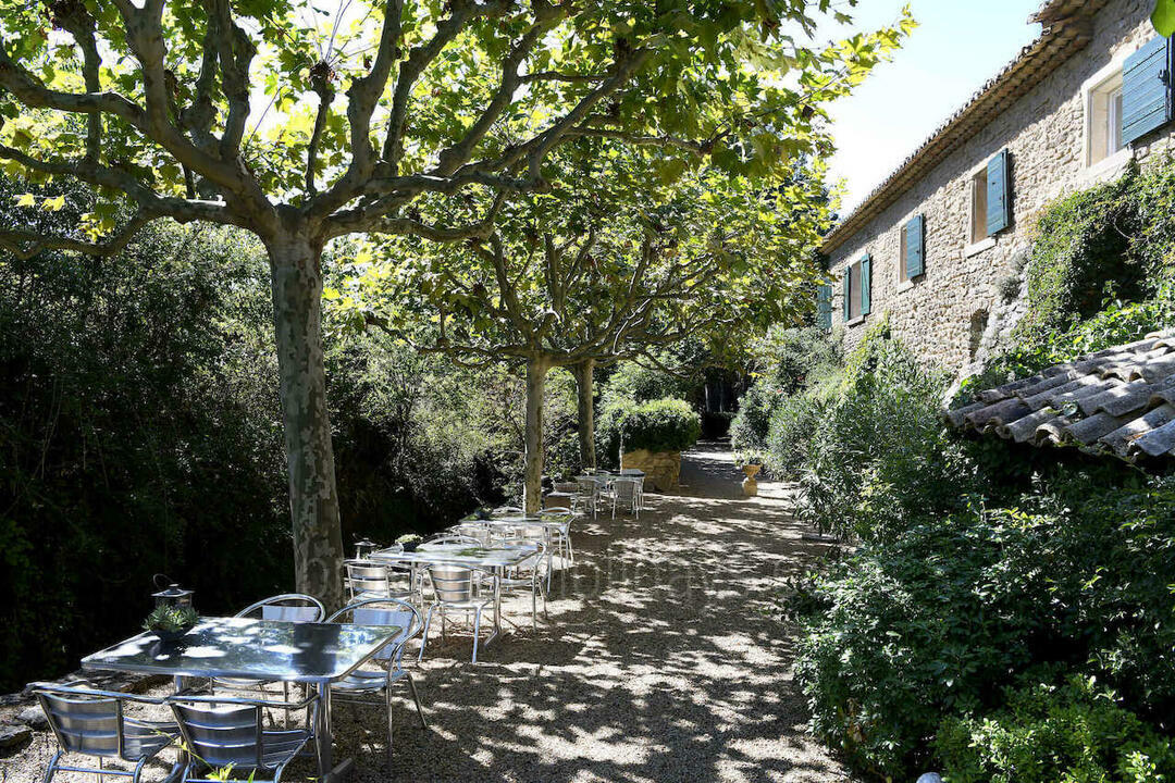 Lovingly Restored Olive Oil Mill with Heated Pool in Gordes 6 - Le Moulin de Gordes: Villa: Exterior