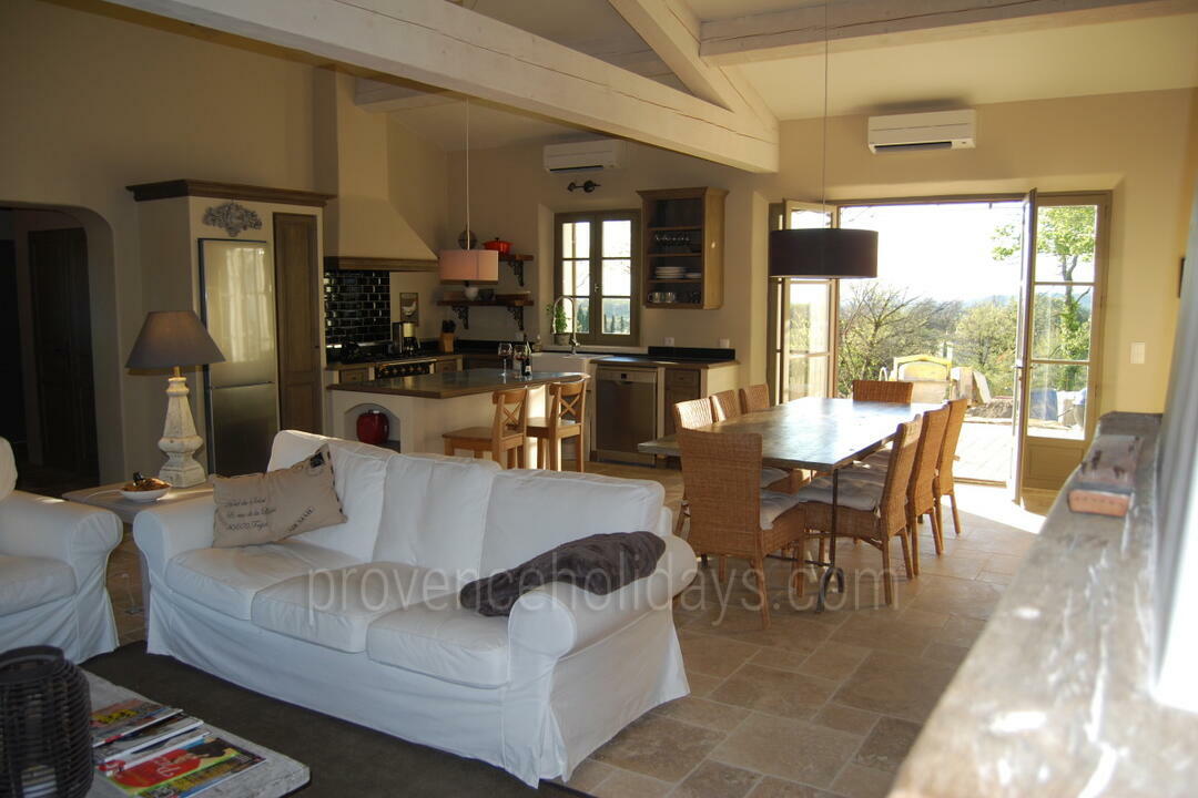 Location de vacances moderne avec climatisation dans le Luberon 16 - Maison Oppède: Villa: Interior