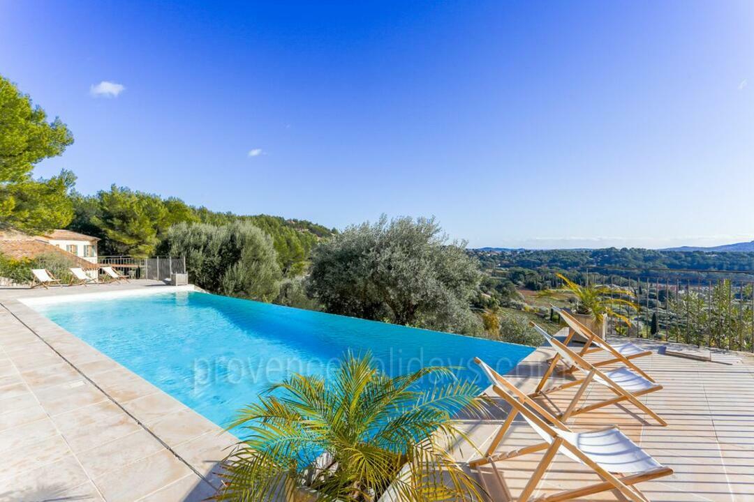 Stunning Holiday Home with Heated Pool on the Côte d'Azur 7 - Mas Azur: Villa: Pool