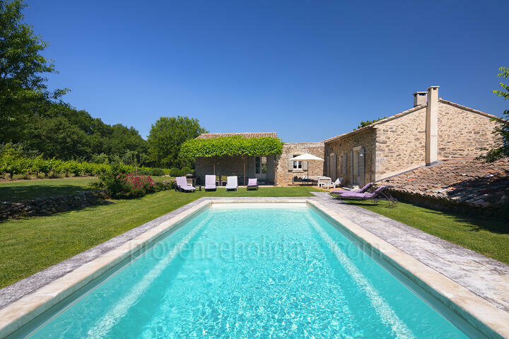 Beautiful Farmhouse with Heated Pool in the Luberon Le Mas de la Treille: Swimming Pool - 13