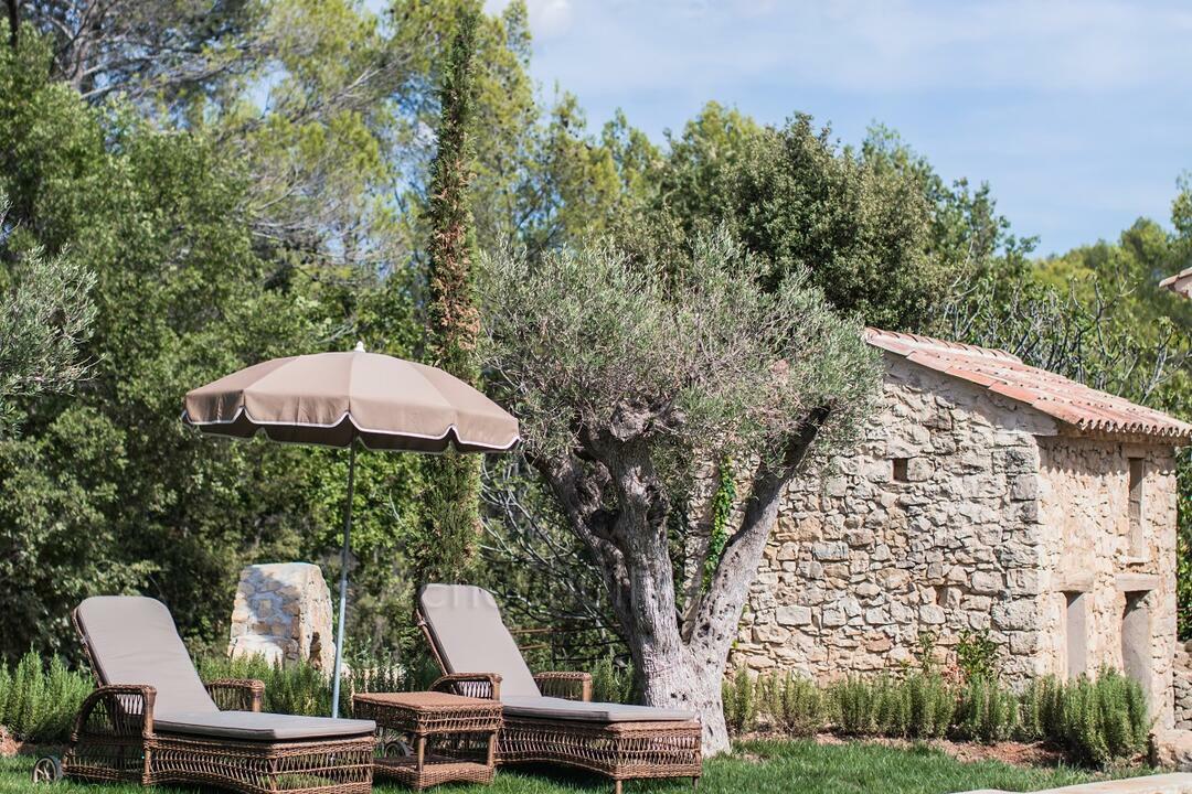 Villa de luxe avec piscine chauffée pour 12 personnes 4 - Villa en Provence: Villa: Pool