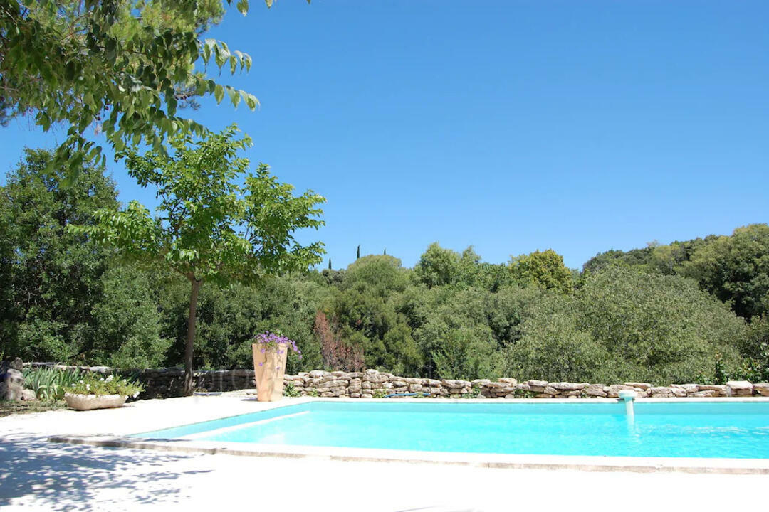 Charming Farmhouse with Heated Pool Located near Gordes 6 - Maison du Soleil: Villa: Pool