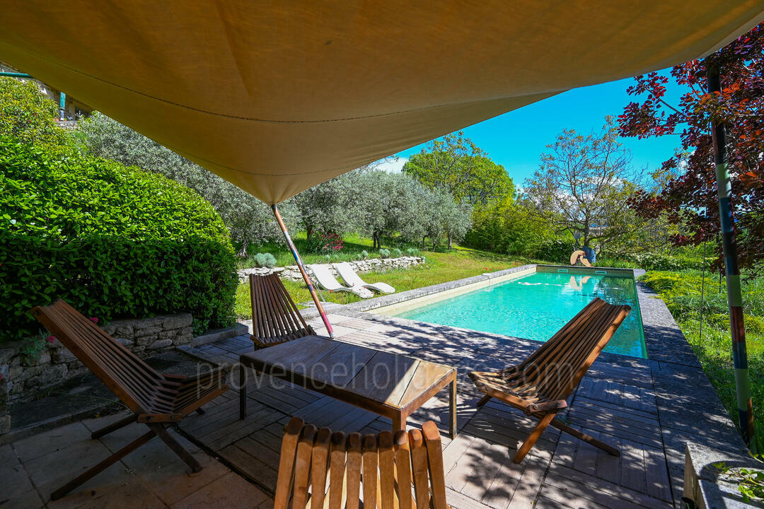 Belle location de vacances avec piscine privée à Gordes 7 - Une Maison en Provence: Villa: Pool