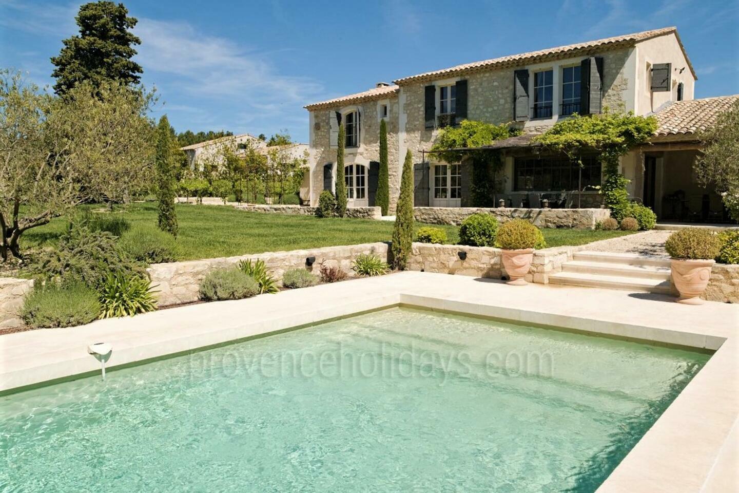 Mas mit beheiztem Schwimmbad in Saint-Rémy-de-Provence 1 - Mas de Claurélie: Villa: Pool