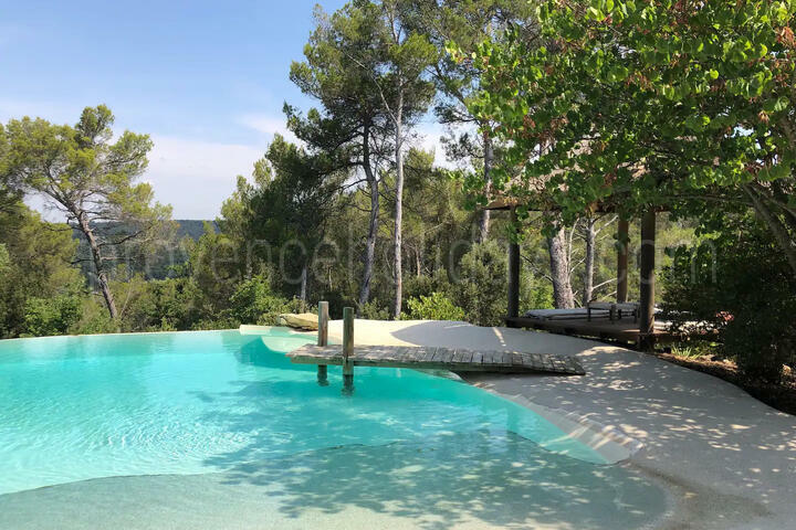 Villa met twee jacuzzi's dicht bij Aix-en-Provence