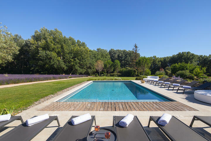 Propriété d'exception avec terrain de tennis et piscine chauffée 3 - Maison du Carlet: Villa: Pool