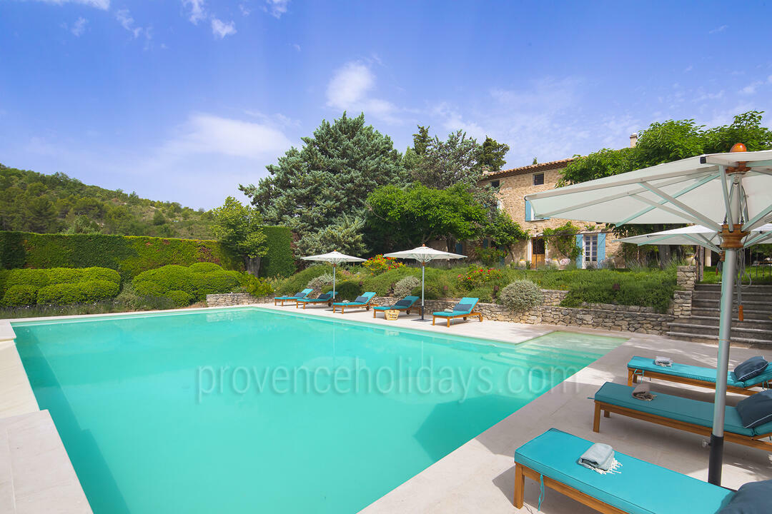 Villa paisible avec piscine à débordement près du Mont Ventoux 6 - Villa Dahlia: Villa: Pool