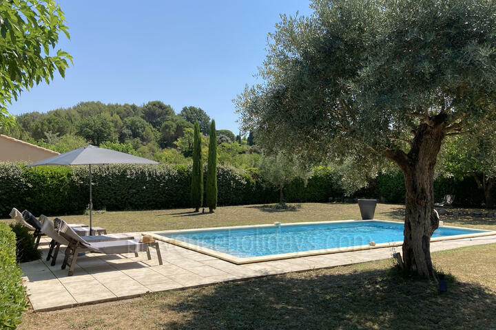 Charming Holiday Rental with Air Conditioning in Oppède 3 - Villa Bécune: Villa: Pool