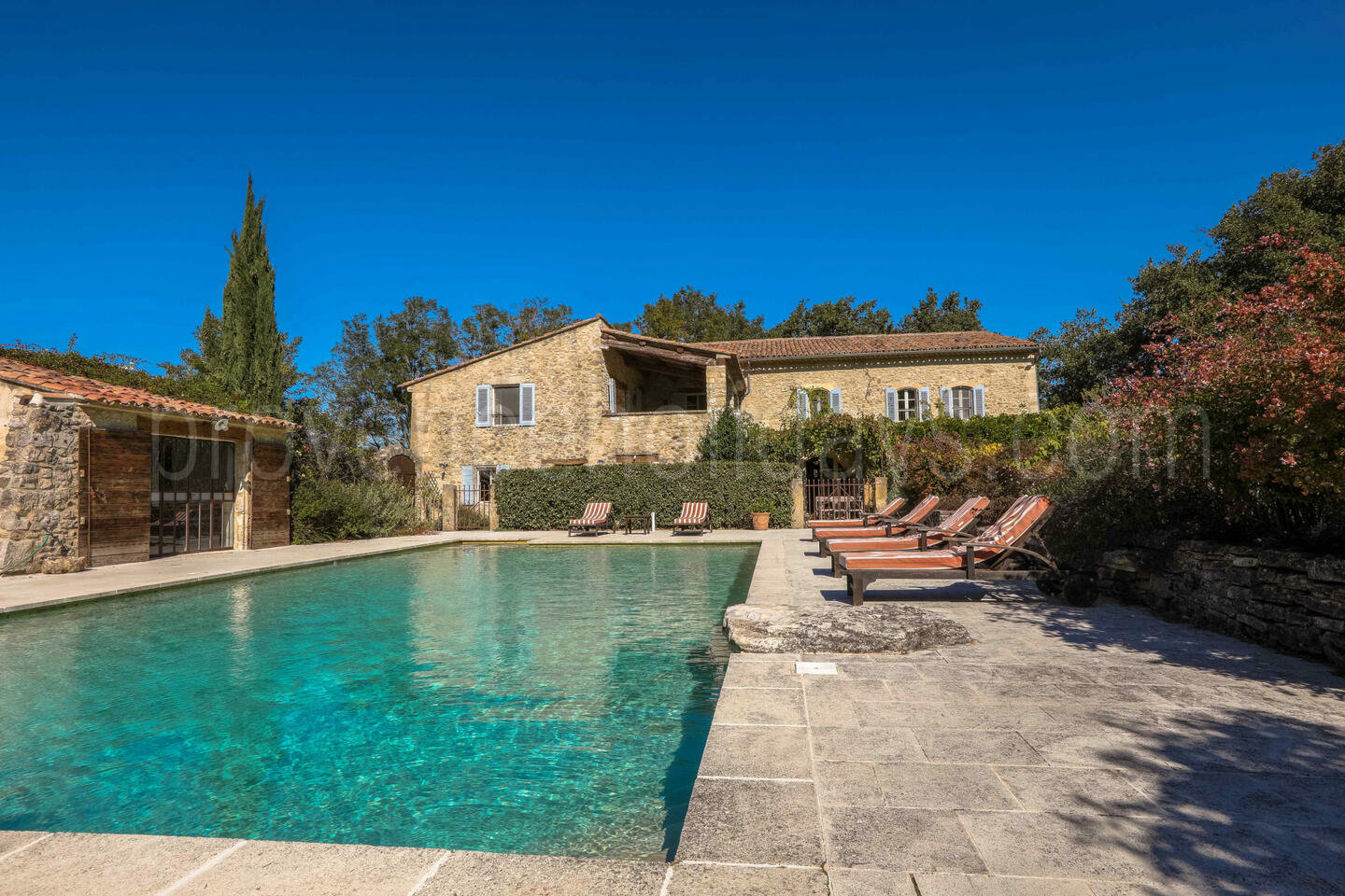 Authentiek eigendom met verwarmd zwembad te koop Bergerie: Villa - 1