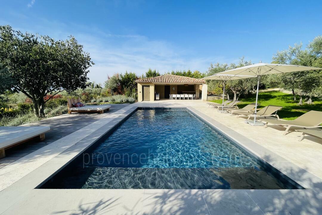 Beautiful Villa with Heated Pool near Gordes 9 - Villa des Lys: Villa: Pool