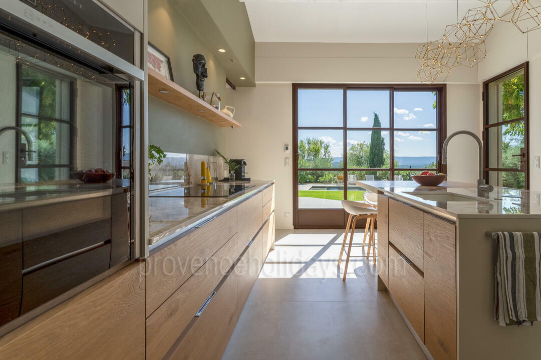 Moderne villa met panoramisch uitzicht en slaapkamers met eigen badkamer Villa Les Restanques - 2