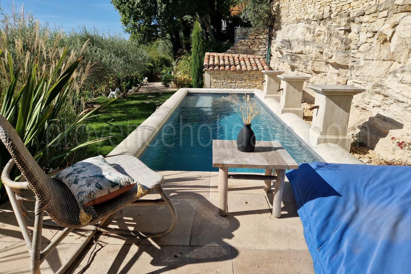 Charming cottages with spa and view on the valley 1 - La Roque sur Pernes: Villa: Pool - Swimming Pool