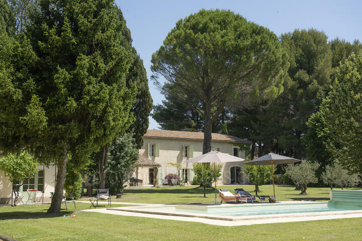 Holiday home with heated swimming pool in Maussane les Alpilles 3 - Mas du Trident: Villa: Exterior
