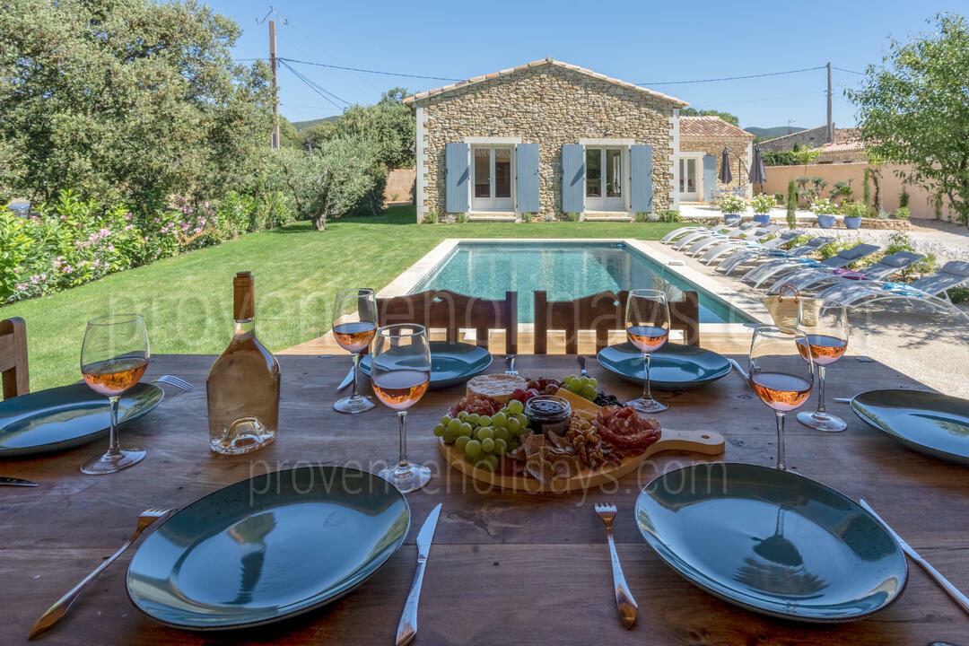 Stone villa,  newly constructed with a swimming pool located just outside the charming village of Murs Mas Bérigoule - 5