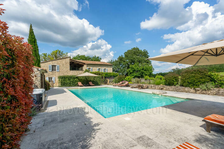 Authentiek eigendom met verwarmd zwembad te koop 0 - Bergerie: Villa: Pool