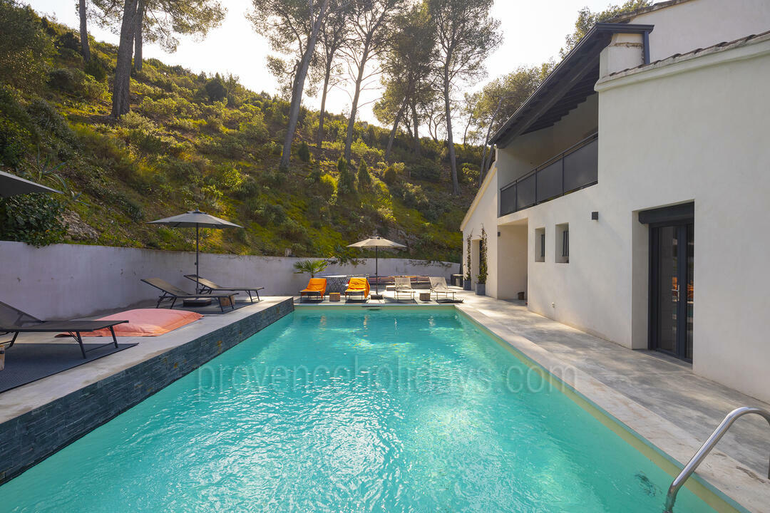 Location de vacances avec climatisation 5 - Chez Chloé: Villa: Pool