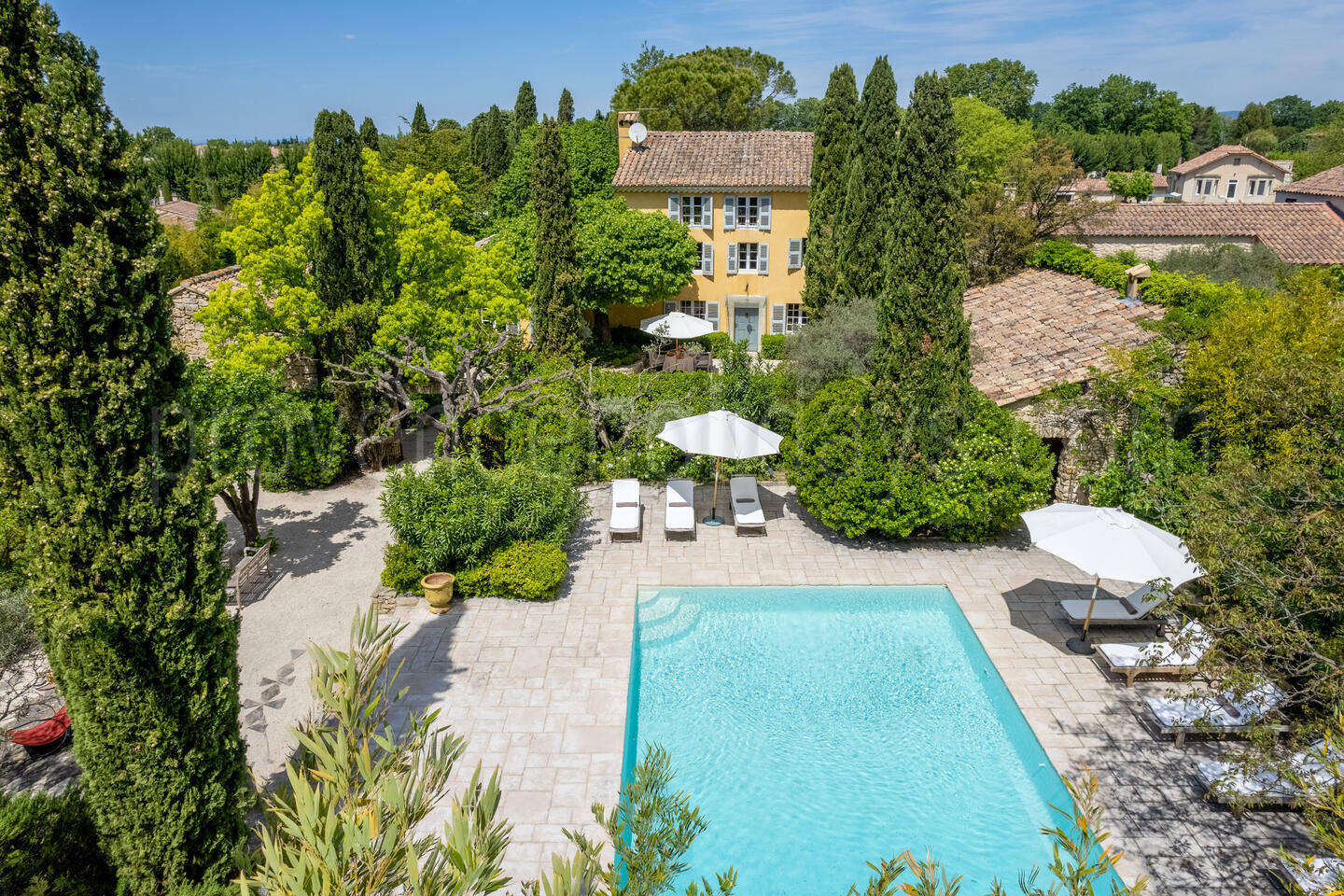 Village House full of Character with a Pool and a Fountain 44 - le Mas René: Villa: Pool