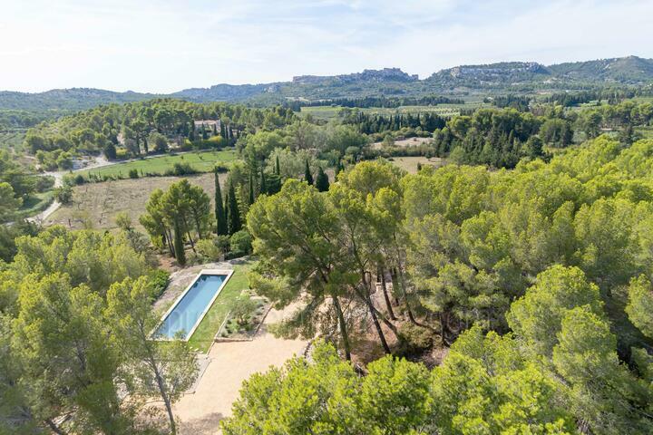 Vakantieverhuur in Les Baux-de-Provence 3 - Mas des Roches: Villa: Exterior