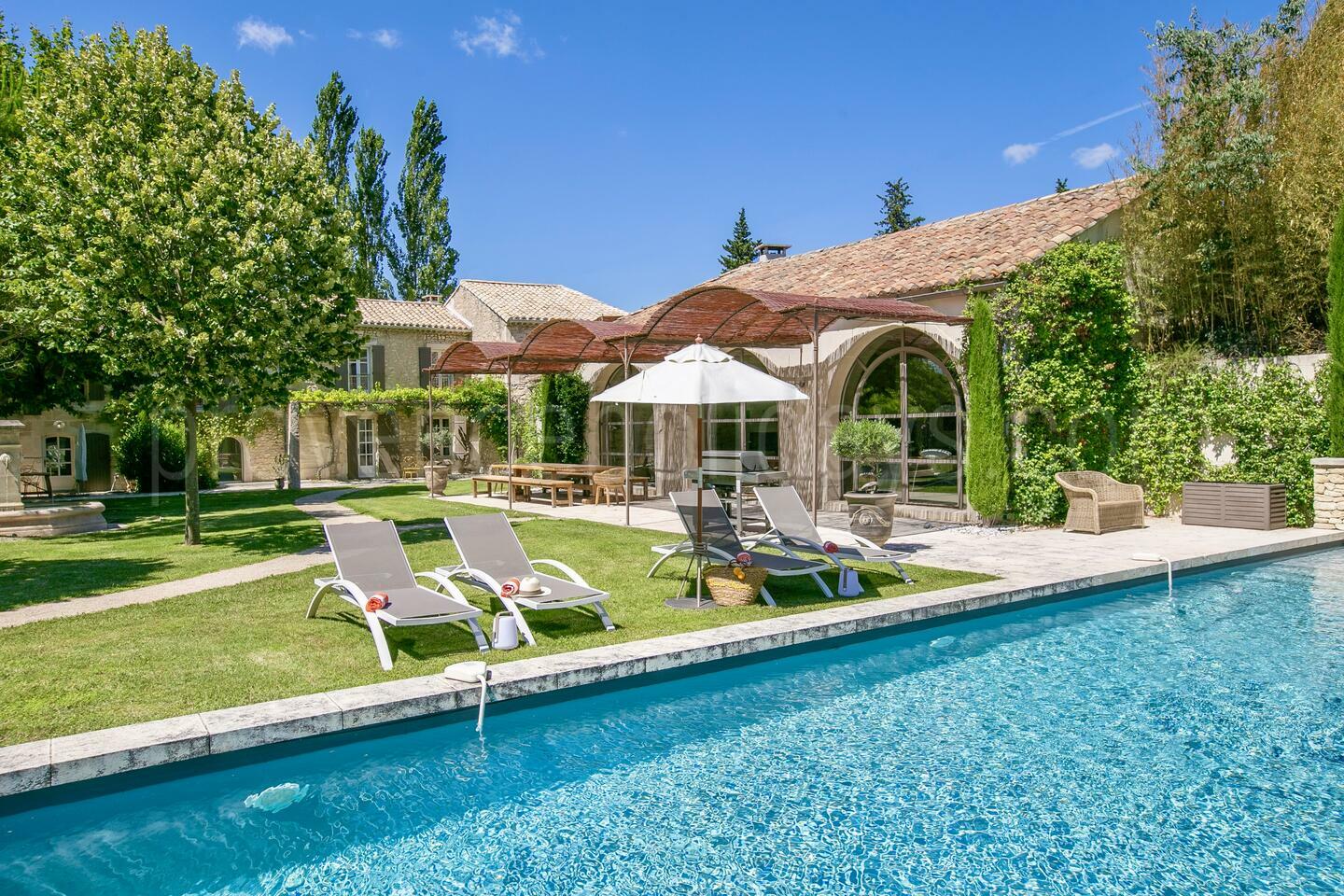 Location de vacances de luxe à Saint-Rémy-de-Provence 1 - Les Oliviers: Villa: Pool