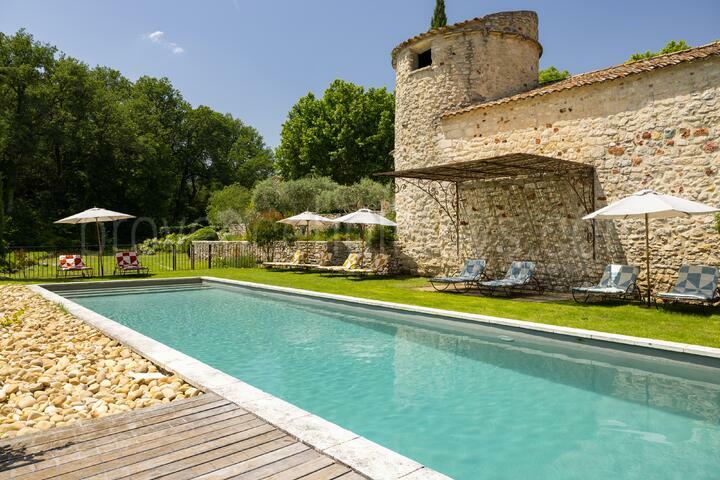 Prachtige vakantiewoning met verwarmd zwembad in de Luberon Bastide de Goult: Zwembad - 2
