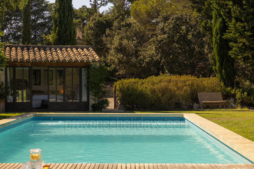 Stunning 17th century Hunting Reserve, surrounded by olive groves in Maussane 5 - Mas du Rosier: Villa: Pool