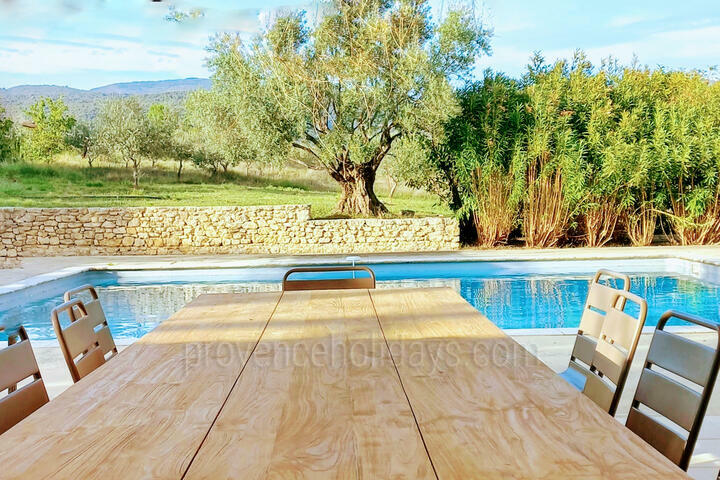 Superb renovated Bastide with Heated Pool in the heart of the Luberon 3 - La Bastide des Sources: Villa: Pool