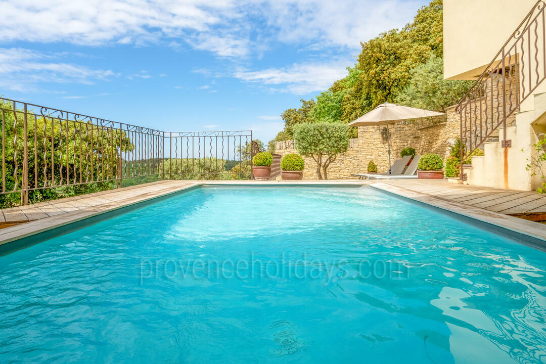 Maison de vacances à louer près du Mont Ventoux 5 - La Villa La Roque: Villa: Pool