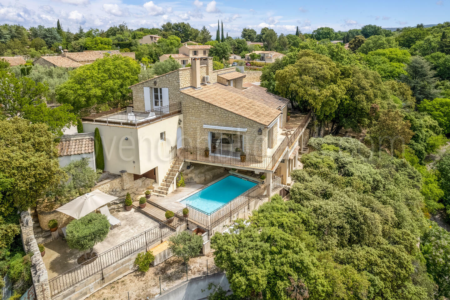 Villa mit privatem Pool in der Nähe des Mont Ventoux 1 - La Villa La Roque: Villa: Exterior