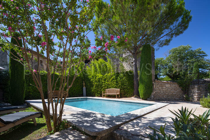 Elegant Farmhouse For Sale in the Heart of the Luberon Mas Cabrières: Swimming Pool - 2