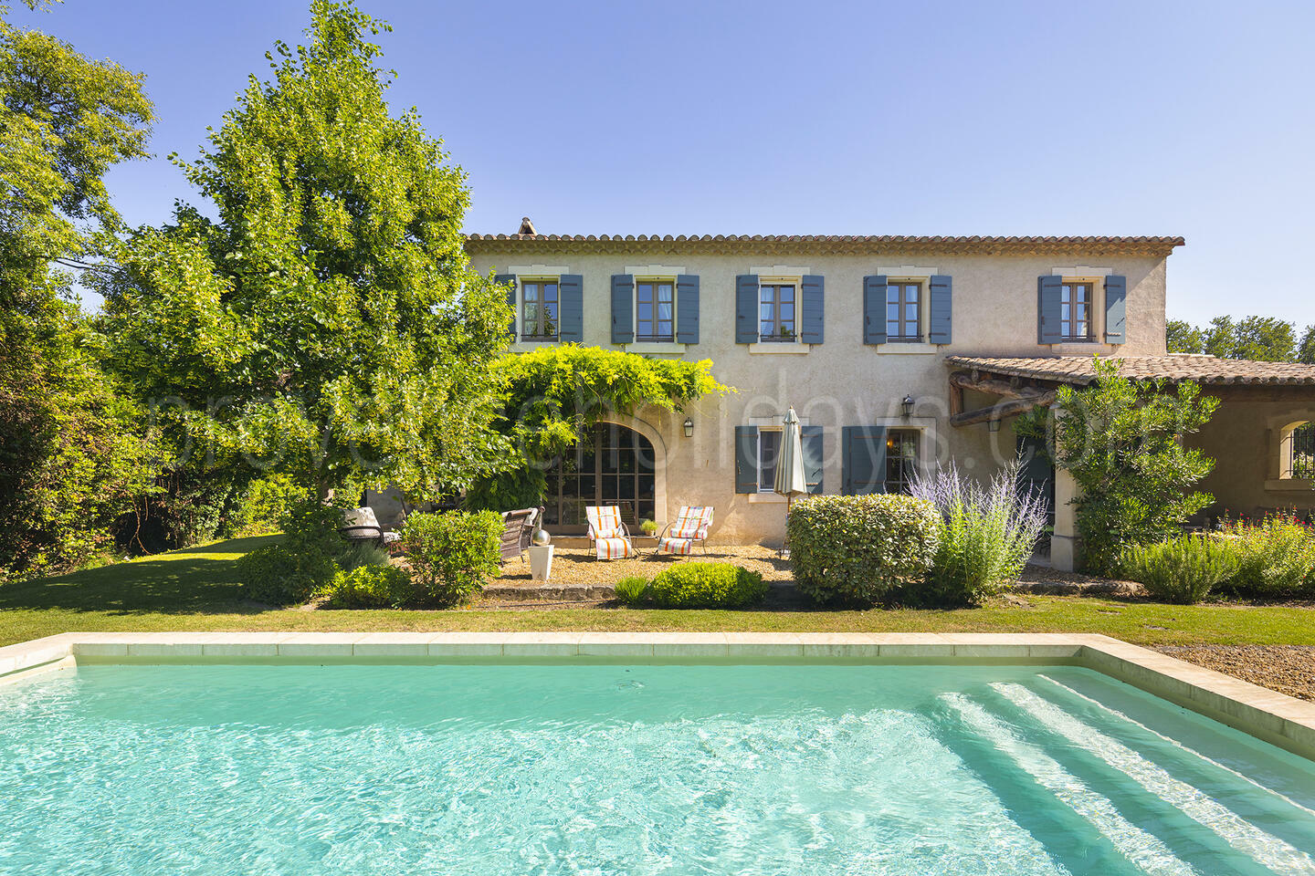 Air-conditioned Bastide with swimming pool near the centre of Saint-Rémy 1 - Air-conditioned Bastide with swimming pool near the centre of Saint-Rémy: Villa: Pool