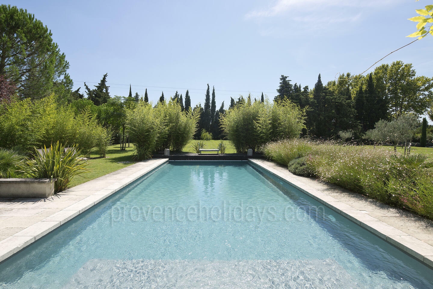 Erstaunliche Ferienwohnung mit beheiztem Pool in Saint-Rémy -1 - Mas de St Roch: Villa: Pool