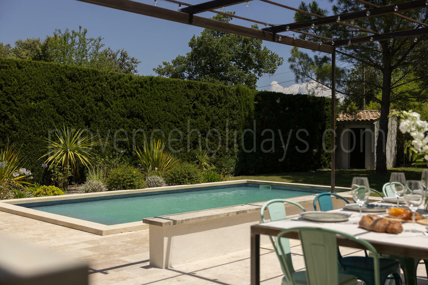 Charming air-conditioned villa in the vineyards of Mazan 1 - Villa des Sarments: Villa: Pool