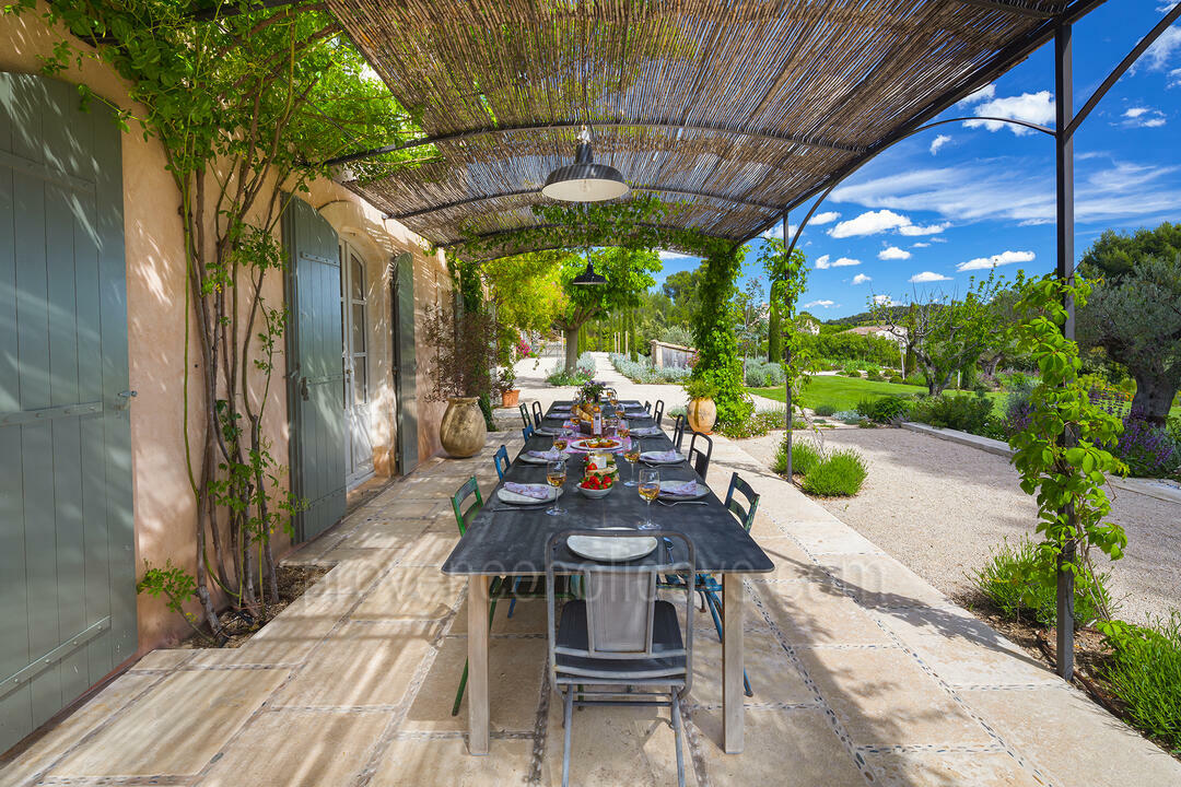 Beautiful Farmhouse in Alpilles with Stunning Views 5 - Mas des Cyprès: Villa: Exterior