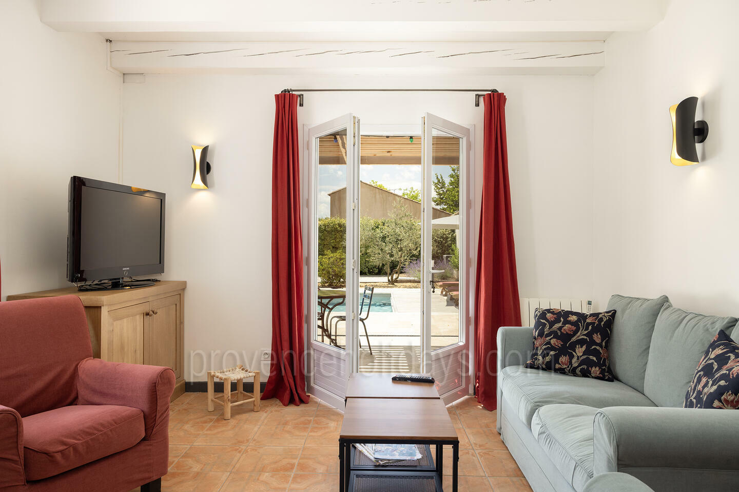 42 - La Maison de Village: Villa: Interior - Guest House living room 