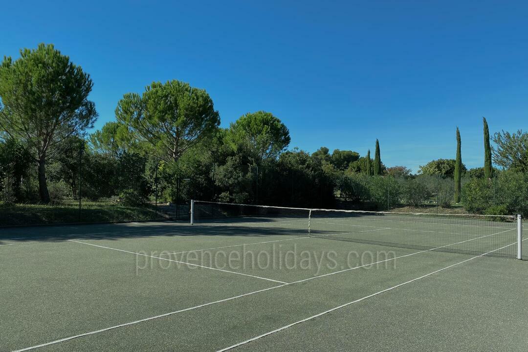 Luxusimmobilie mit privatem Tennisplatz in den Alpilles Mas Amis: Außenbereich - 7