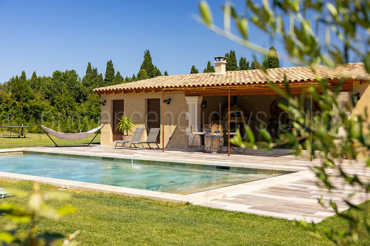 Location de vacances à Saint-Rémy-de-Provence 3 - Mas des deux Mûriers: Villa: Pool