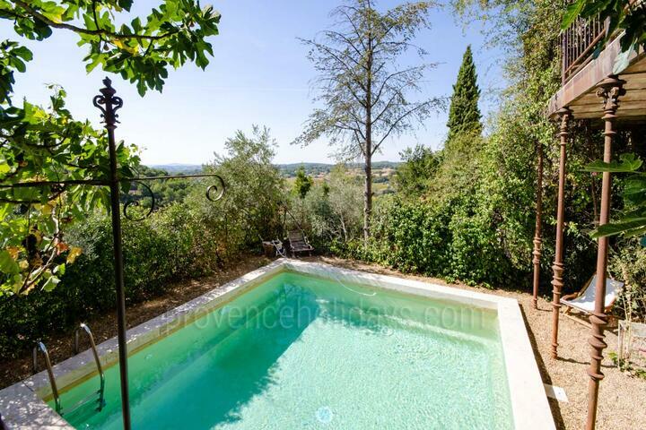Propriété historique avec vue magnifique et piscine privée 3 - La Maison de Grambois: Villa: Pool