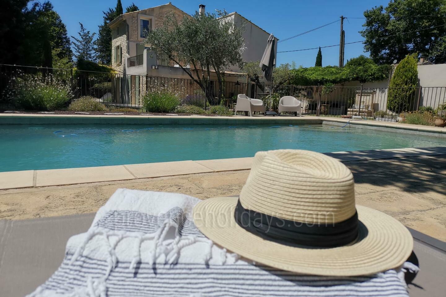 Ferienhaus in der Nähe von Isle-sur-la-Sorgue -1 - Chez Fannie: Villa: Pool