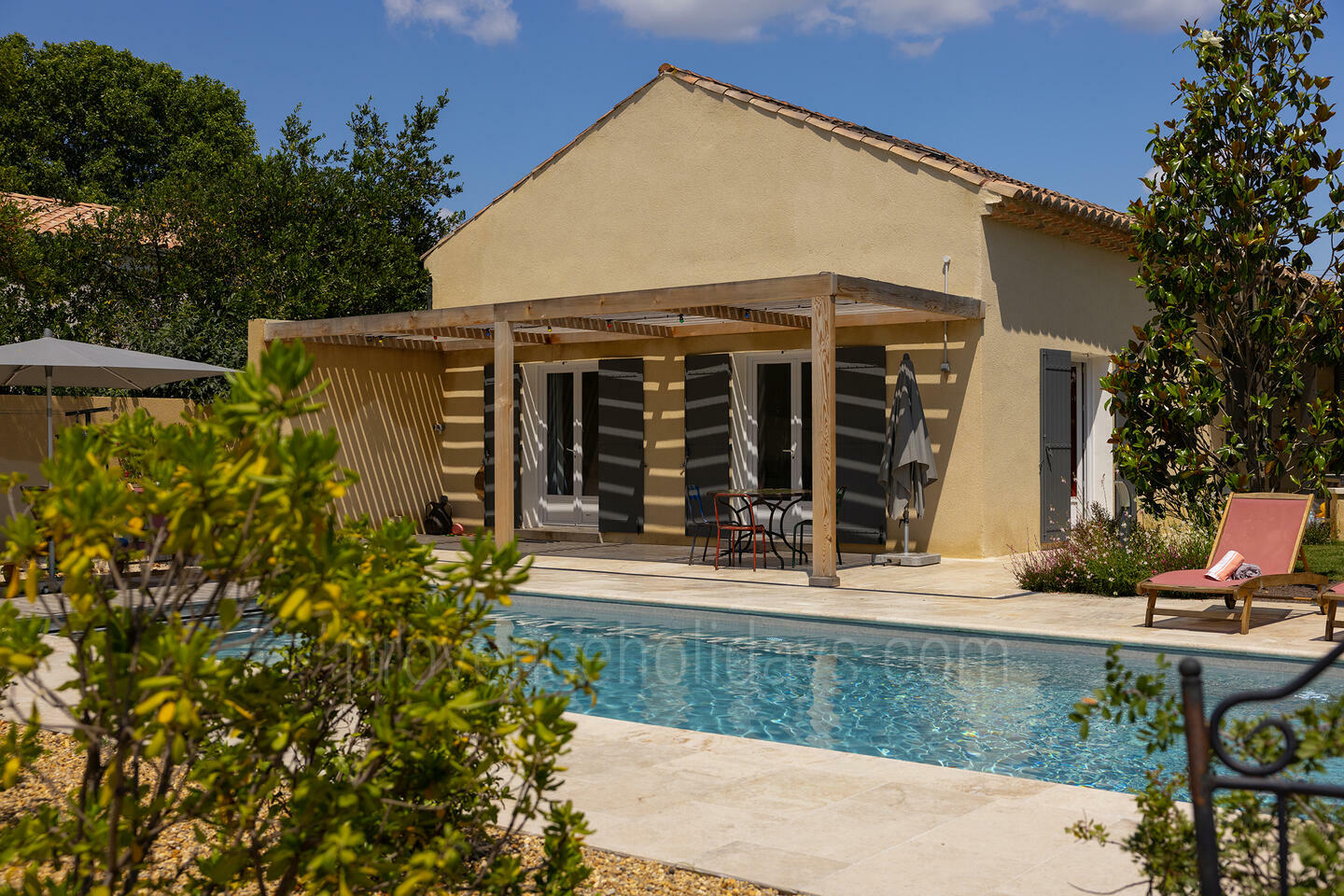 41 - La Maison de Village: Villa: Pool - Guest House view 