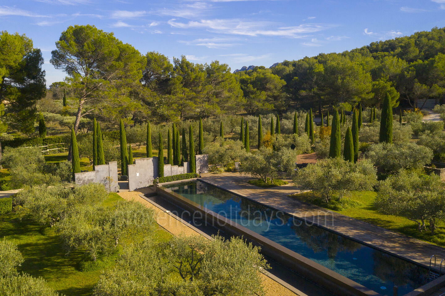 Interieur ontworpen Provençaalse boerderij 1 - Mas des Alpilles: Villa: Exterior