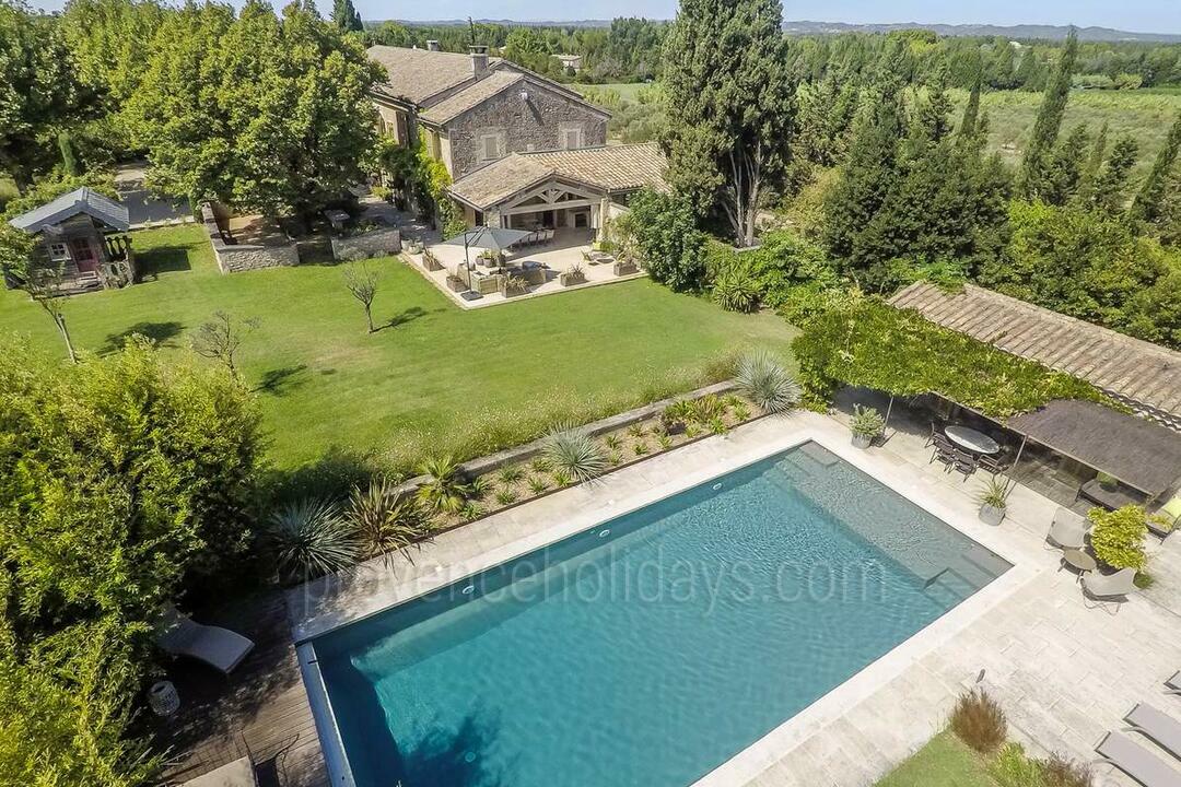 Amazing Holiday Rental with Heated Pool in Saint-Rémy 5 - Mas de St Roch: Villa: Pool