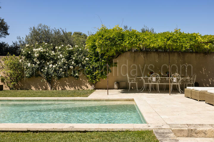 Location de vacances de charme avec piscine privée à Saint Rémy 3 - Le Mazet Saint Paul: Villa: Pool