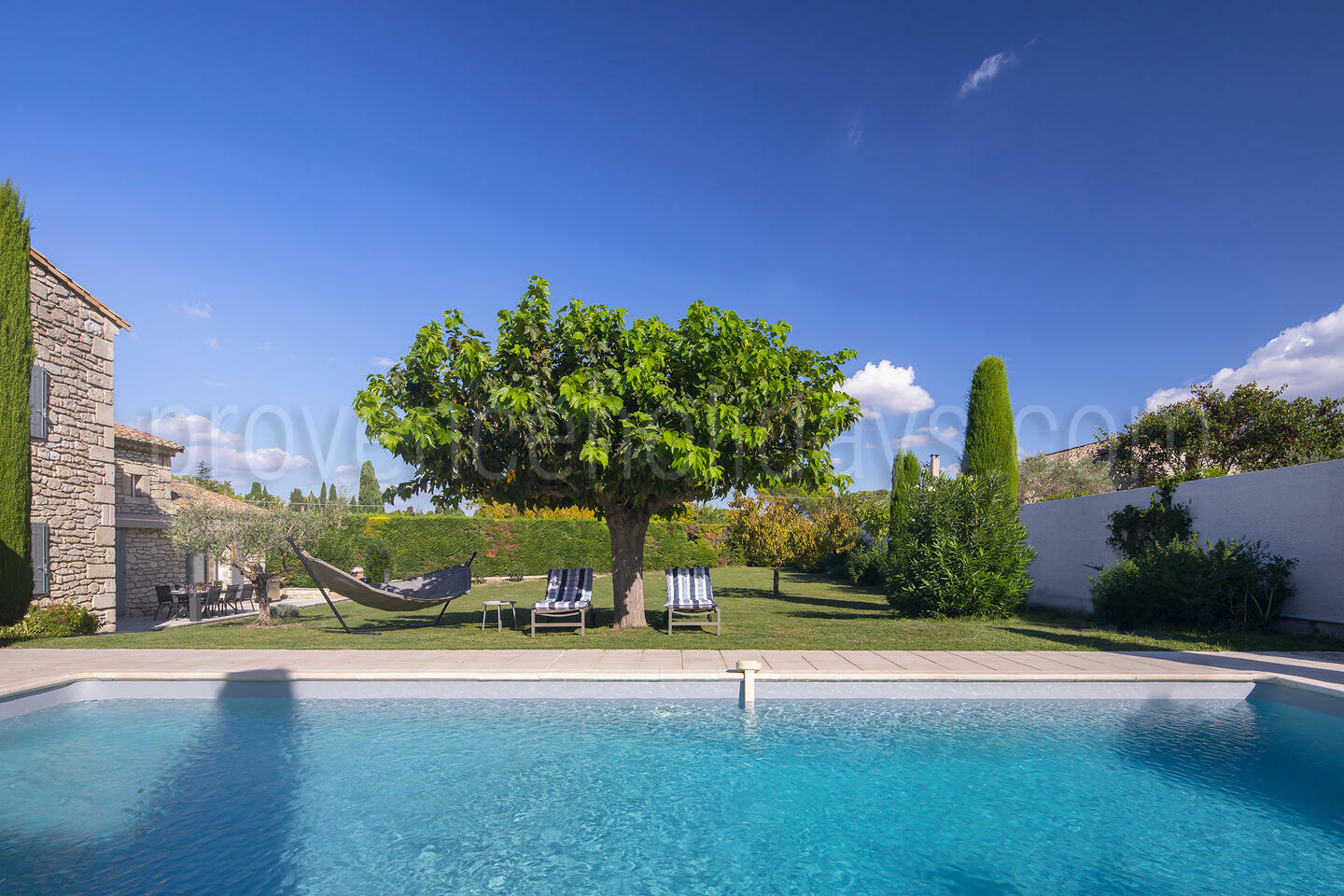 Charmantes Bauernhaus aus Stein mit Luxus-Poolhaus 1 - Mas du Sud: Villa: Pool