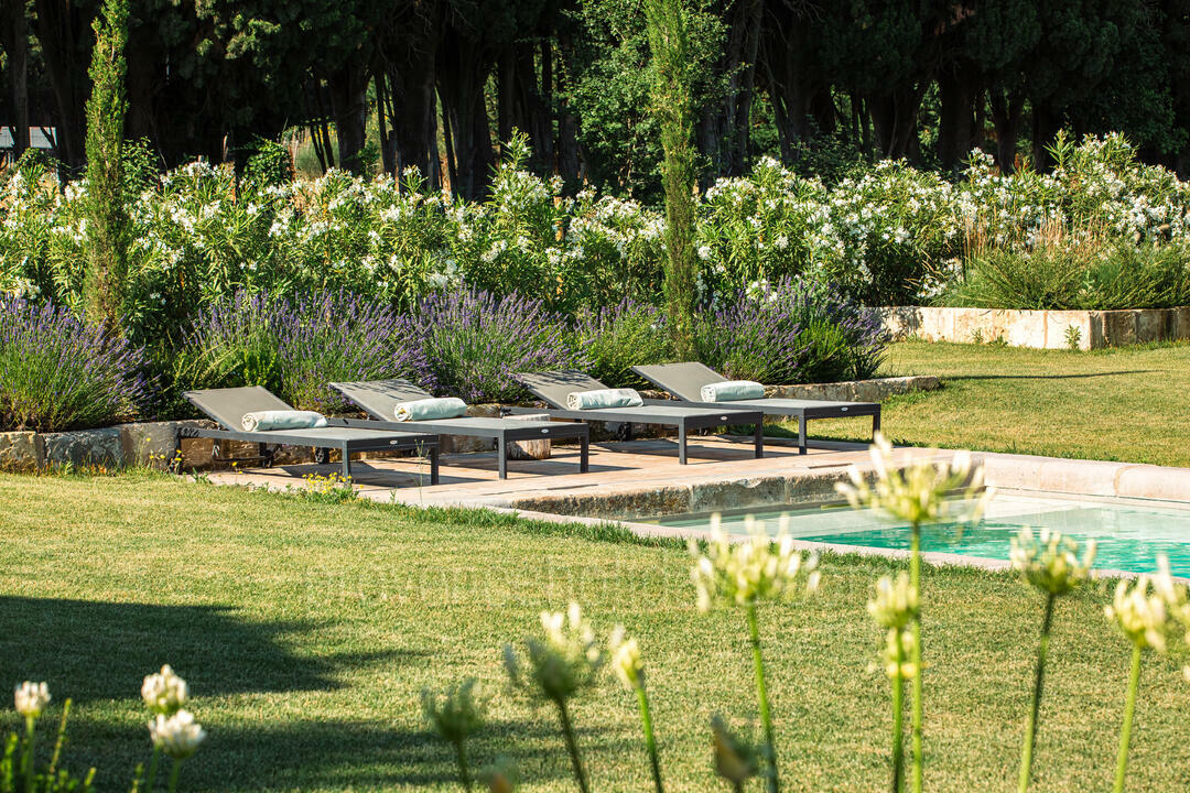 Schitterende gerenoveerde boerderij met verwarmd zwembad in Saint Remy de Provence 4 - Mas des Lumières: Villa: Exterior